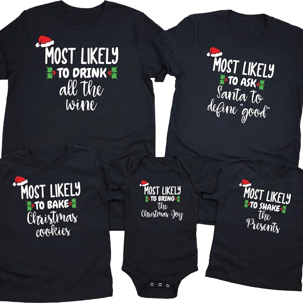 Custom shirts for Christmas pictures
